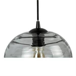 Present Time Leitmotiv Glamour Globe Glass Pendant Lamp